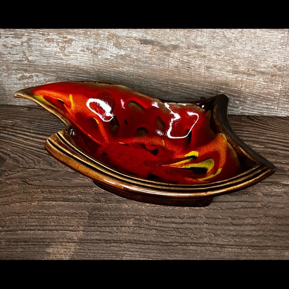 Vintage Cal Orig 832 USA Ceramic Art Pottery Dish - Picture 2 of 8